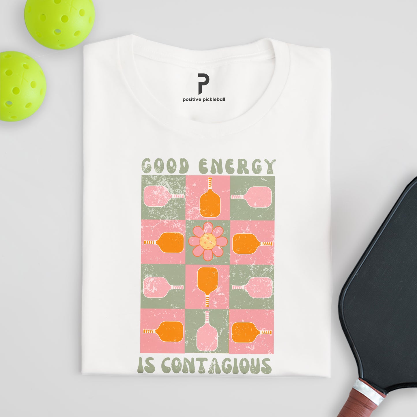 Good Energy Is Contagious Unisex Cotton Tee