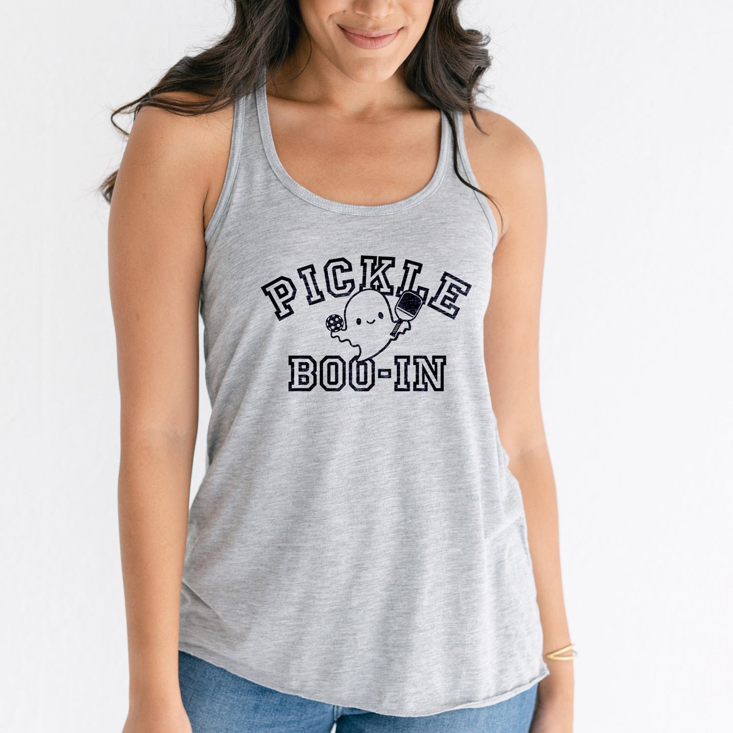 Pickle-Boo-In Racerback Tank