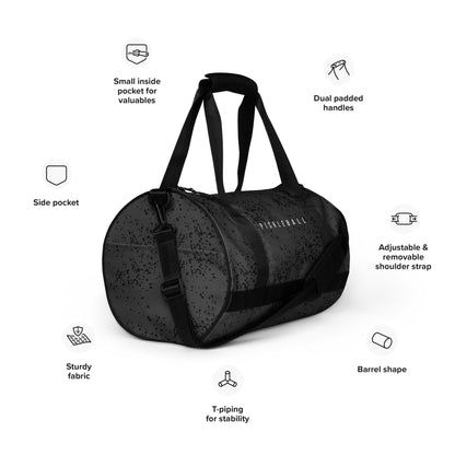 Black Spray Pickleball Bag