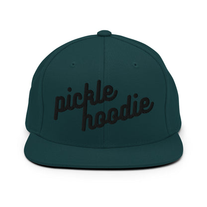 Picklehoodie 3D Puff Embroidered Snapback Hat