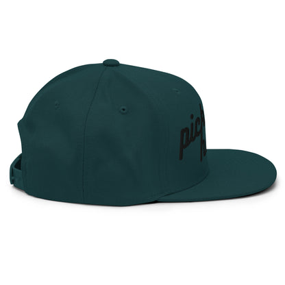 Picklehoodie 3D Puff Embroidered Snapback Hat