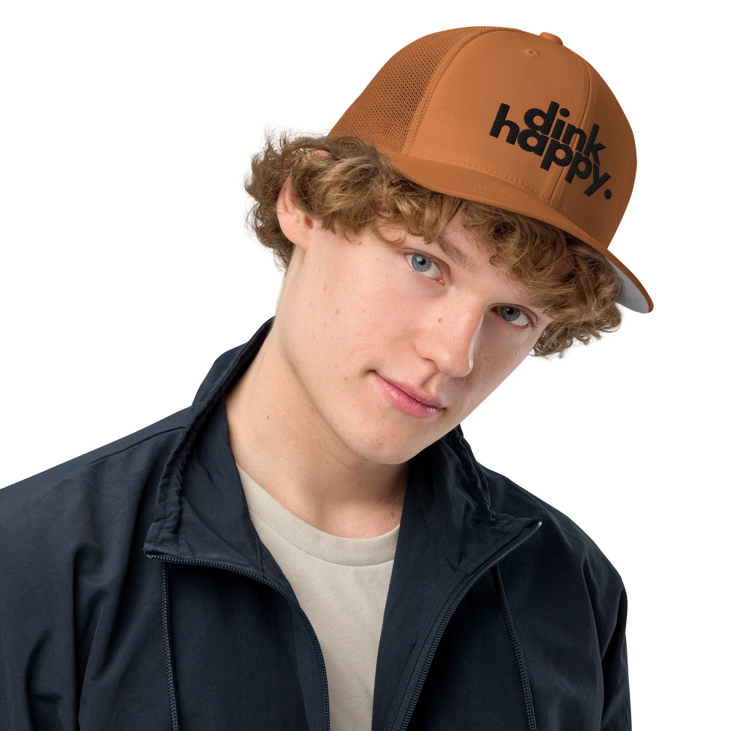 Dink Happy Camel Closed-back trucker cap