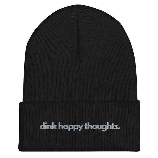 Dink Happy Thoughts Embroidered Cuffed Beanie