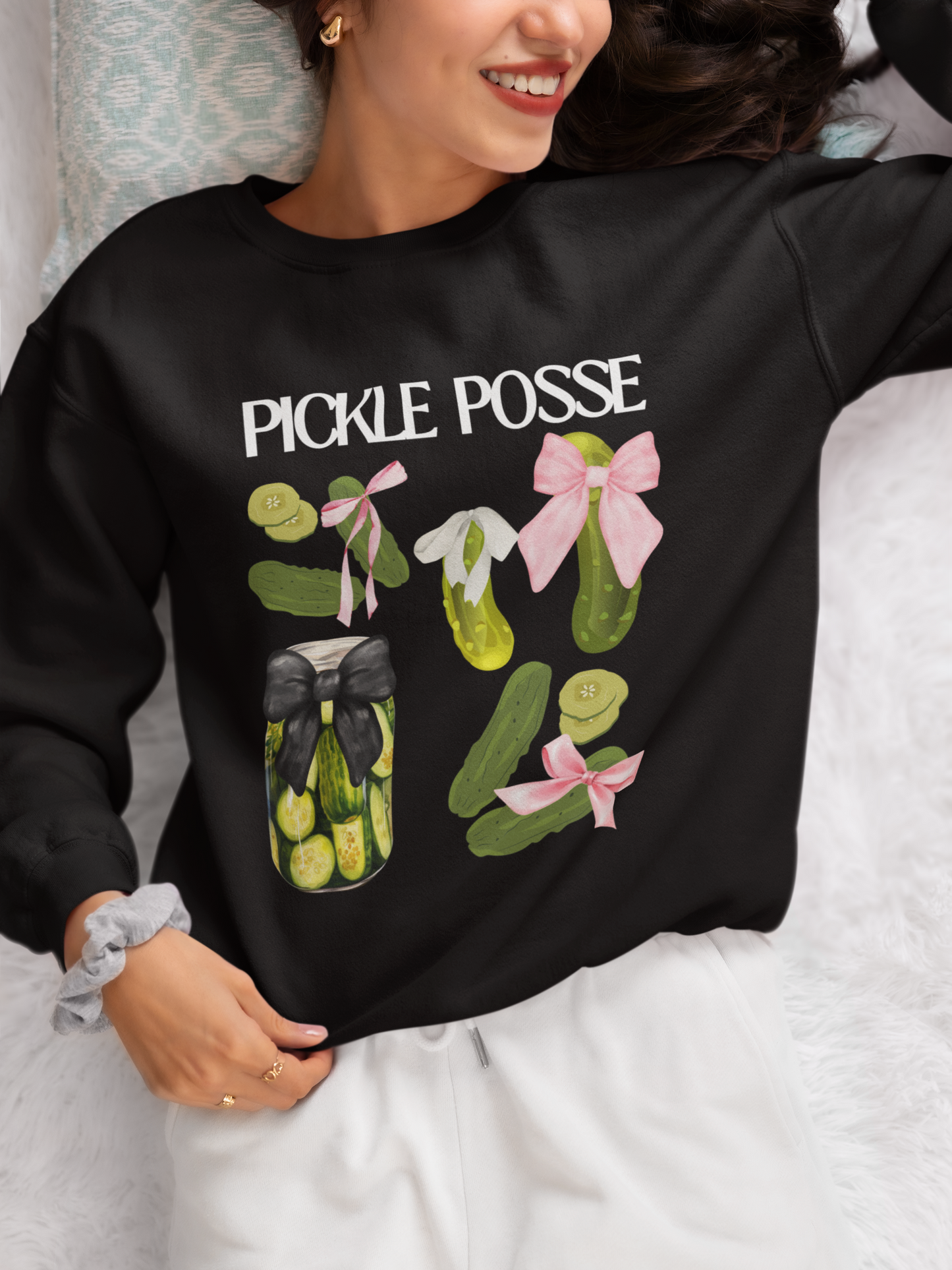 Pickle Posse Ugly Christmas Sweater