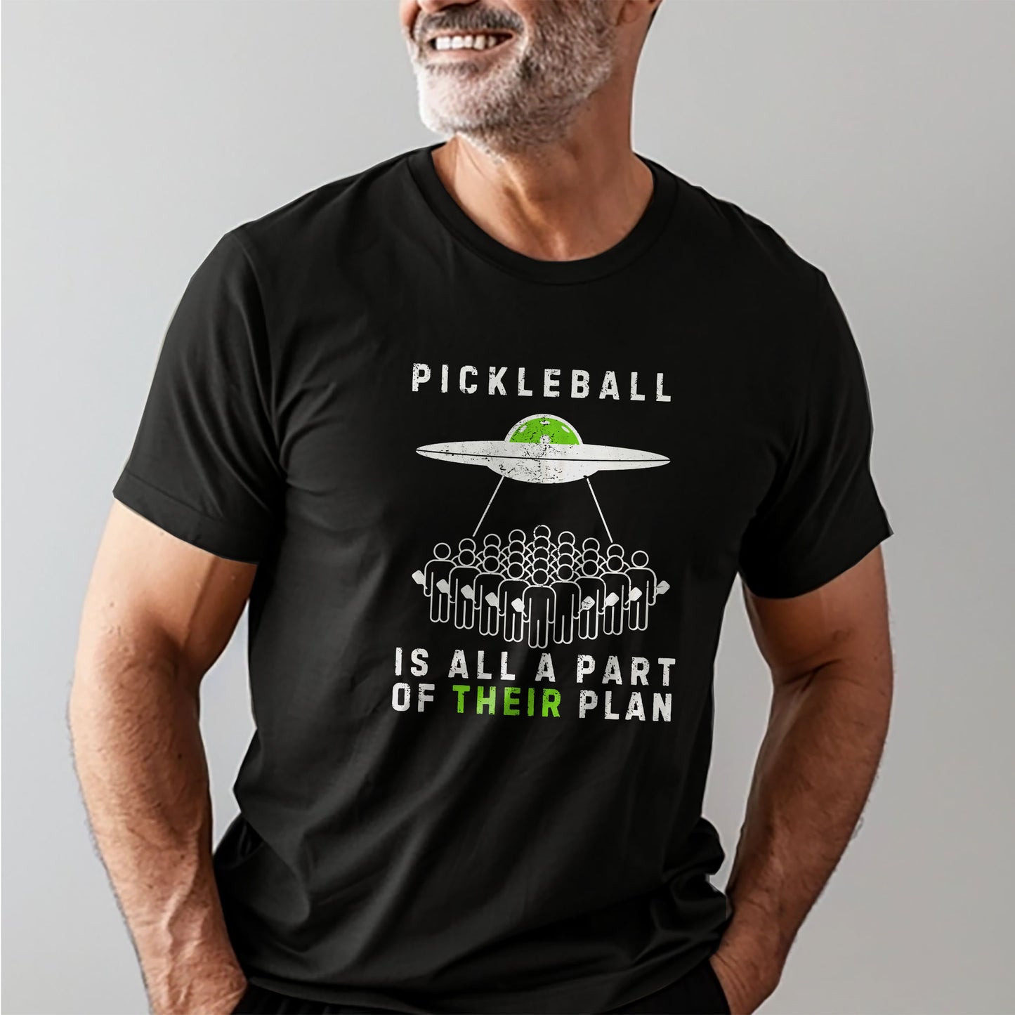 Alien Pickleballers Unisex Cotton Tee