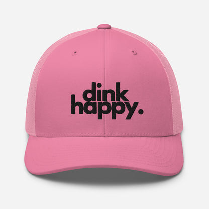 Dink Happy Puff EmbroideredTrucker Cap