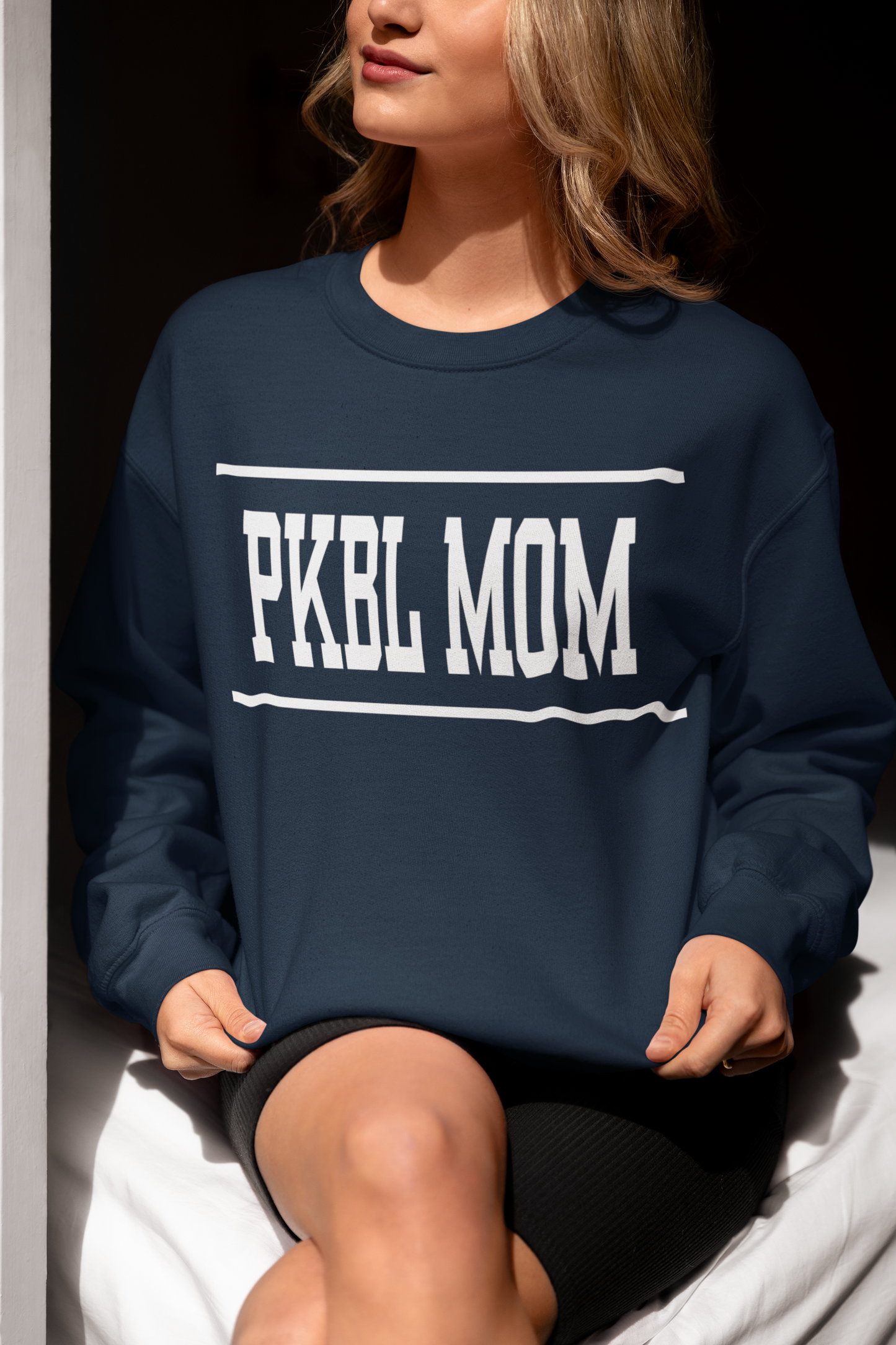 Varsity PKBL Mom Premium Sweatshirt