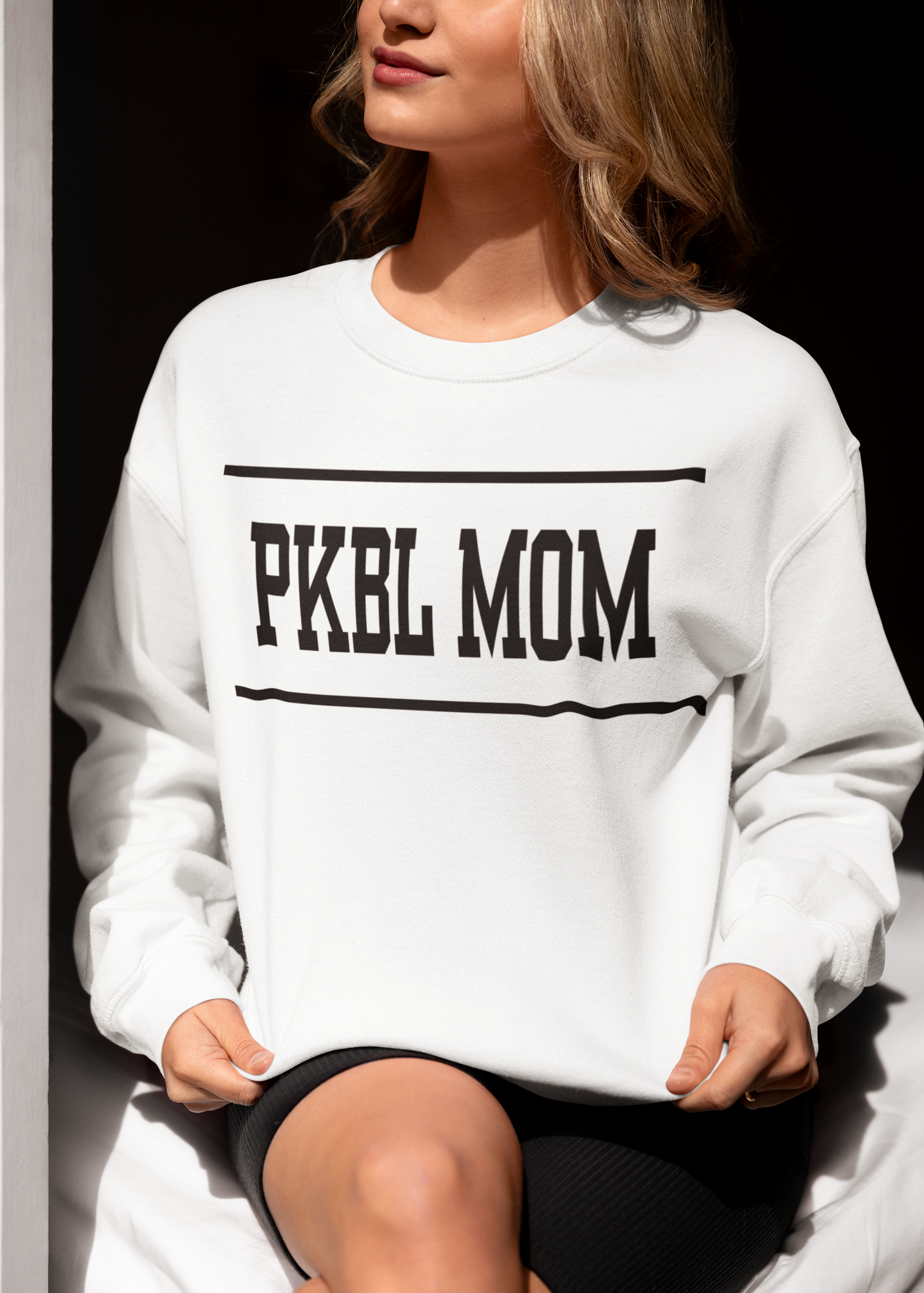 Varsity PKBL Mom Premium Sweatshirt