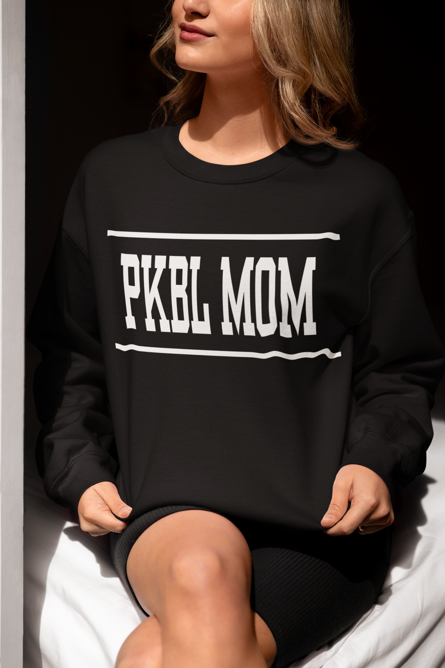 Varsity PKBL Mom Premium Sweatshirt