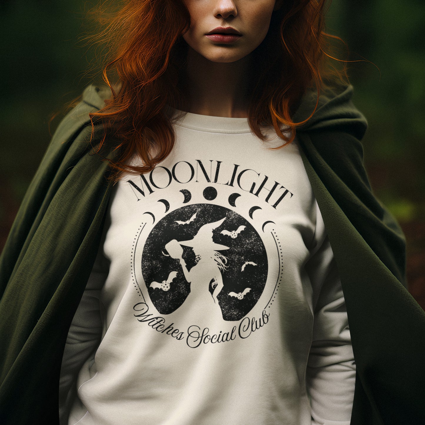 Moonlight Witches Club Basic Sweatshirt