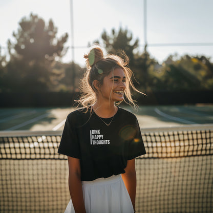 Dink Happy Thoughts Badge Unisex Tee