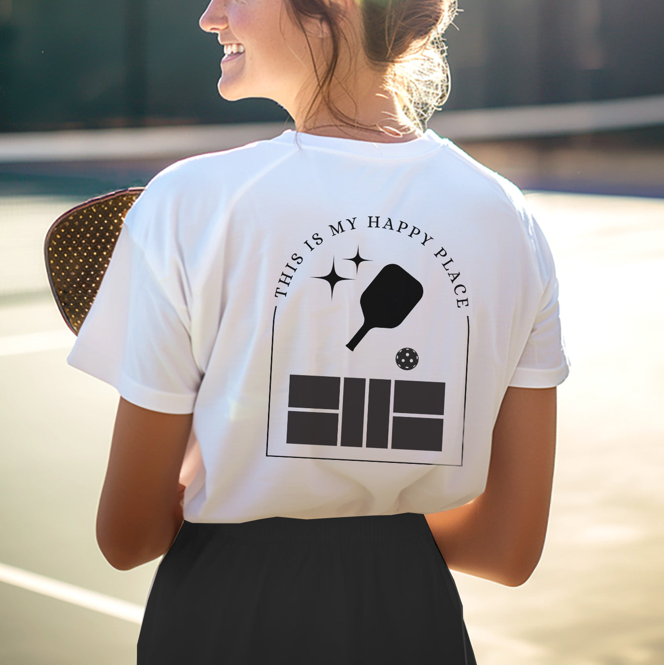 This Is My Happy Place Unisex Cotton Tee