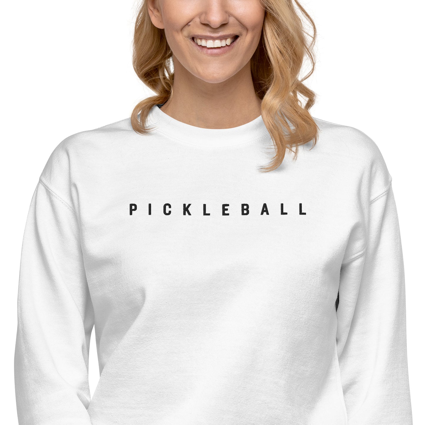 Embroidered Pickleball Unisex Premium Sweatshirt