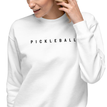 Embroidered Pickleball Unisex Premium Sweatshirt