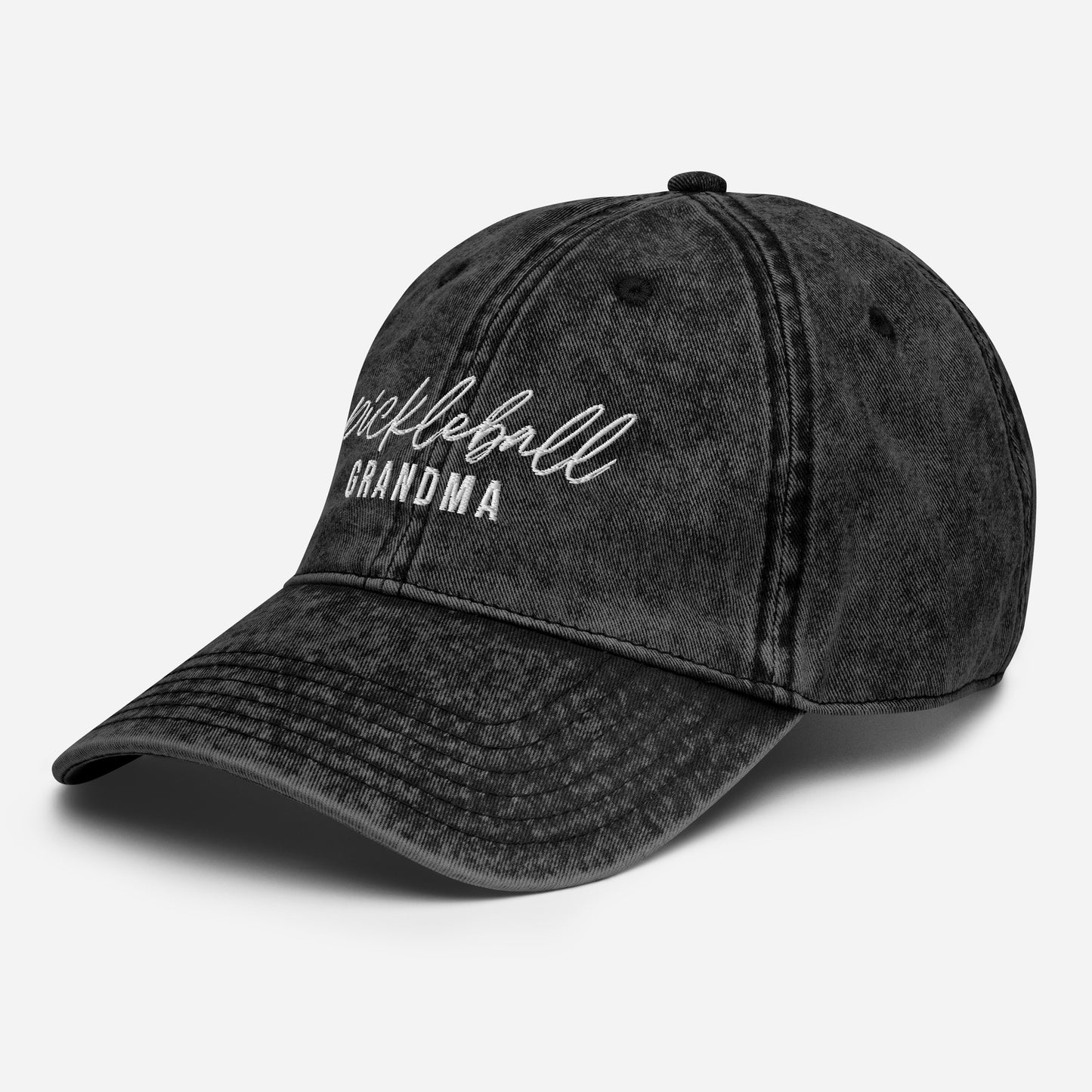 Pickleball Grandma Vintage Cotton Twill Cap