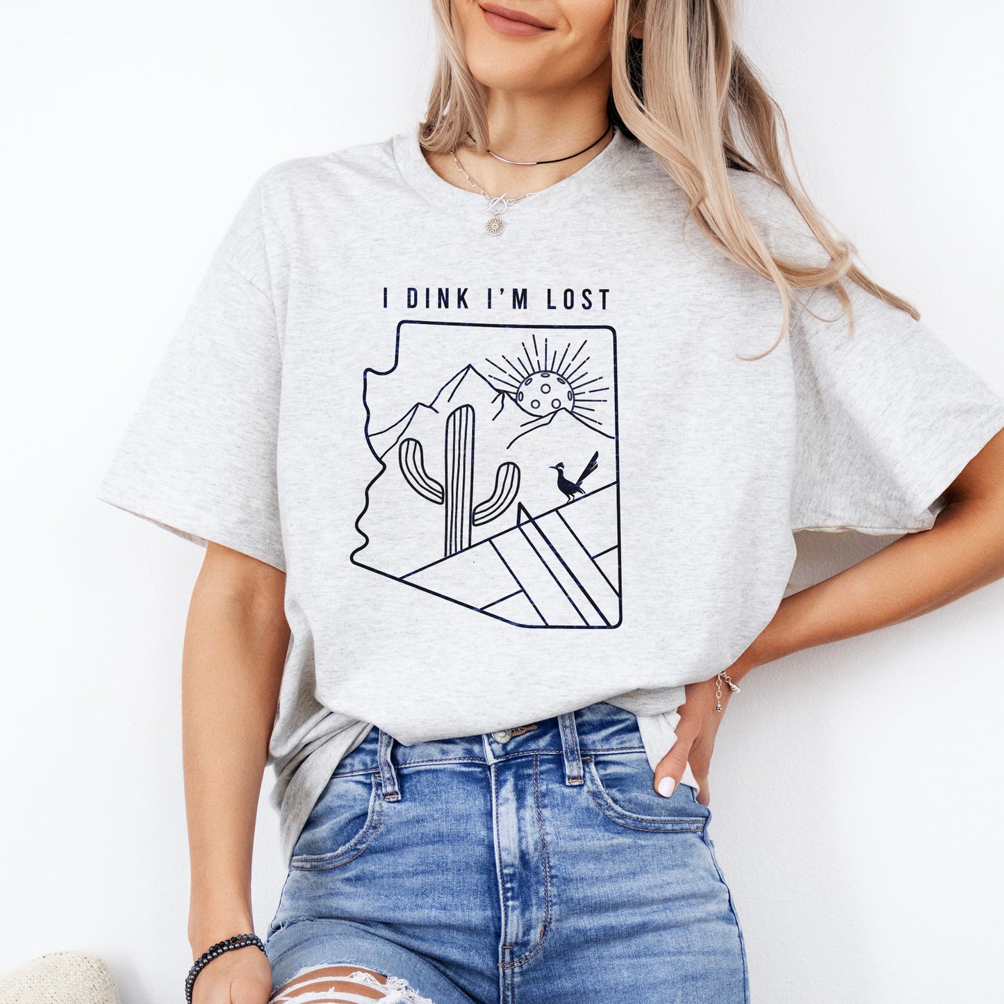 I Dink I'm Lost Arizona Unisex Cotton Tee