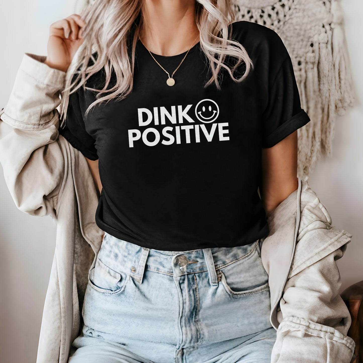 Dink Positive Unisex Cotton Tee